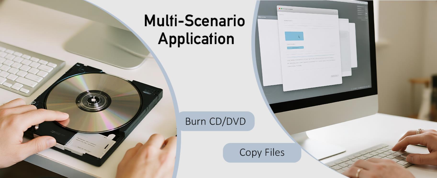 This external cd/dvd drive delivers up to 24x CD and 8x DVD write speeds, ensuring fast and efficien