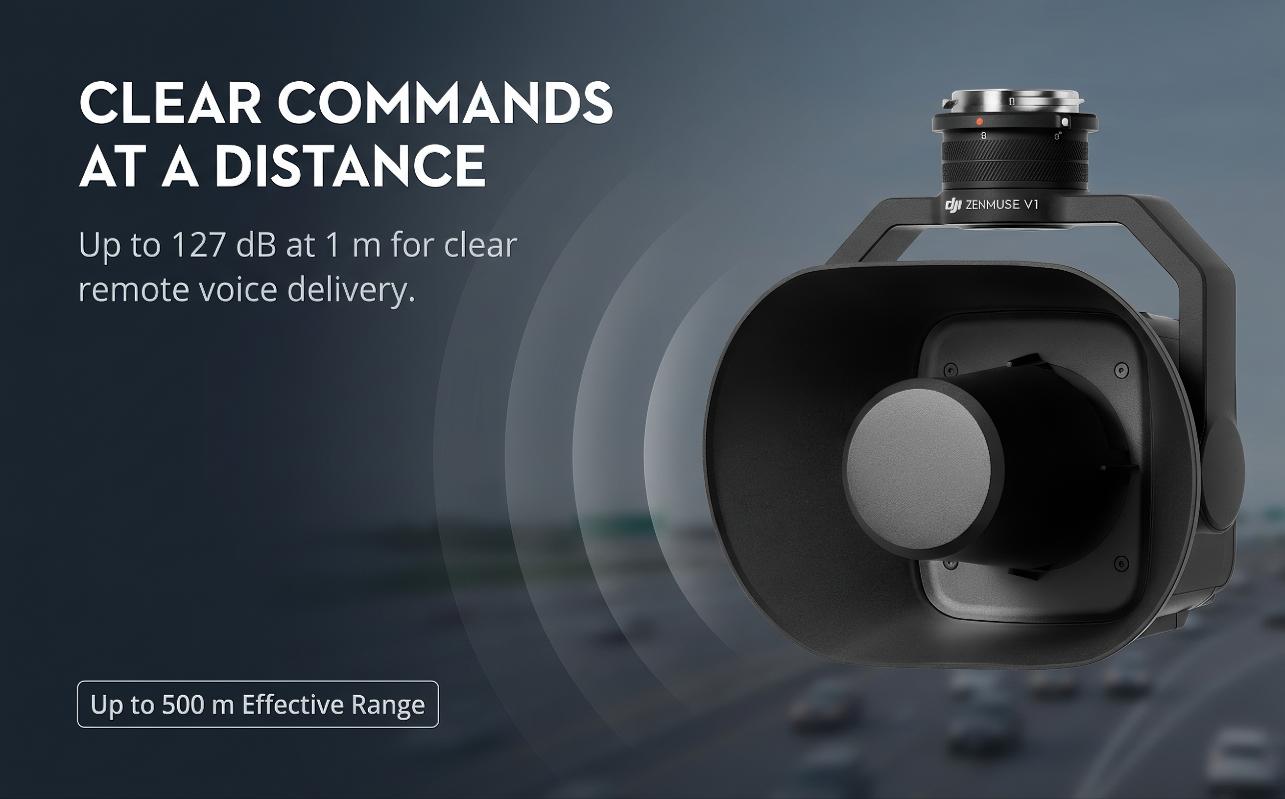 DJI Zenmuse V1 Public Address System