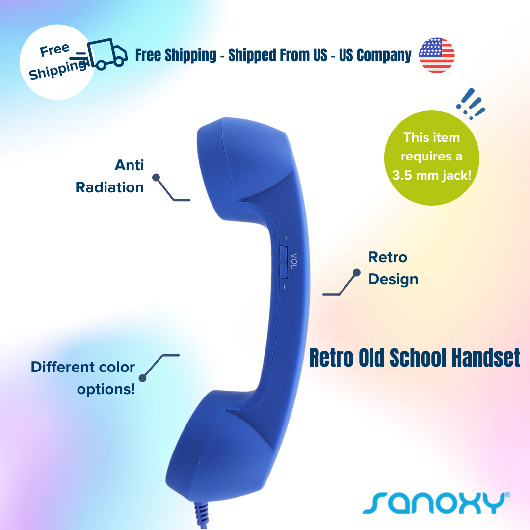 Retro Handset blue