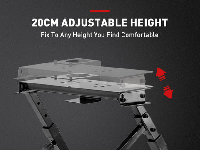 Sim Racing Wheel Stand Simulator Cockpit Wheel Stand fit for Logitech G25 G27 G29 G920 G923 Thrustma