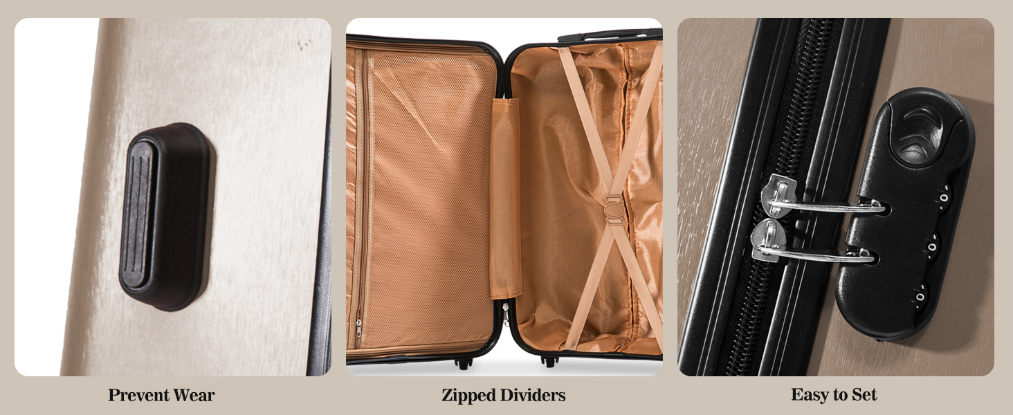 4 Piece Hardshell Luggage Set