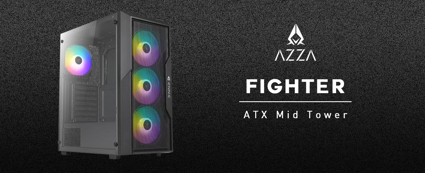 AZZA CSAZ-290 Fighter / Gaming / ATX Mid-Tower / Computer