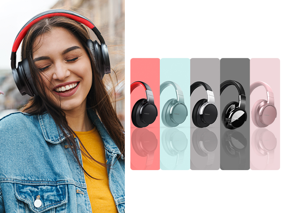 AUSDOM E7 Bluetooth Noise Cancelling Wireless Headset