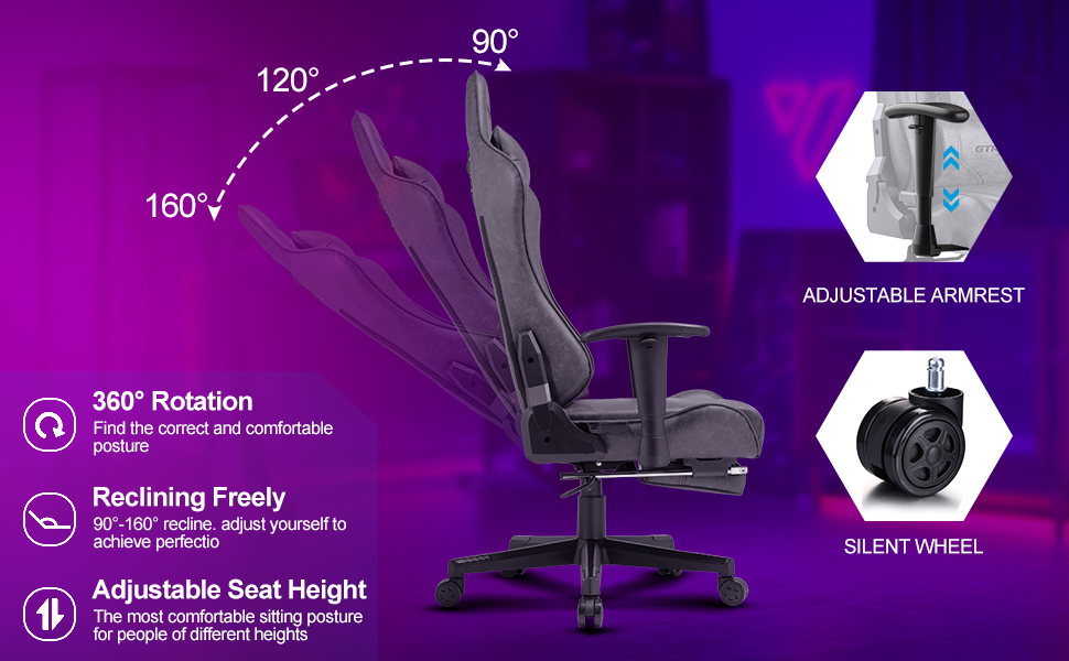 Footrest Series GT901  GTRacing Gaming Chair