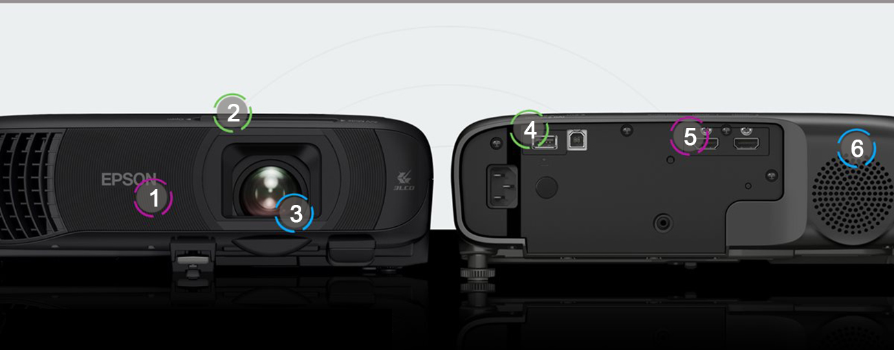 EPSON Pro EX9270 4100-Lumen Wireless Full HD 3LCD Projector (V11HB59120)