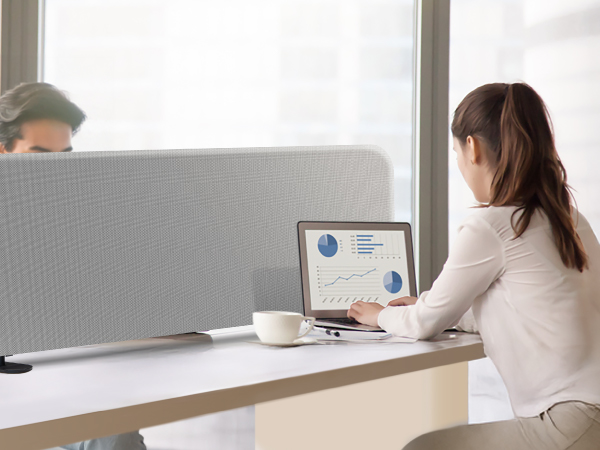 desk divider steel for workspace