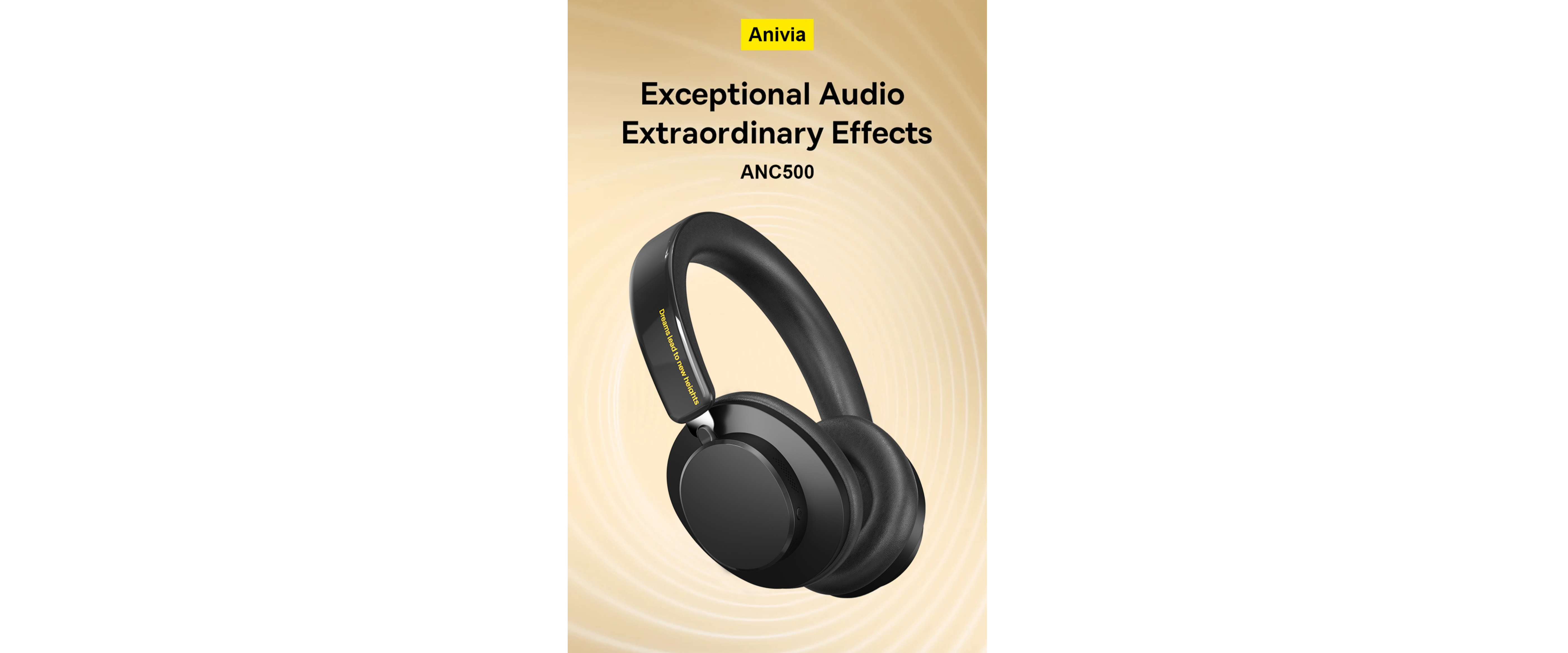 EACH ANC500 | Wireless over ear headphones, premium audio