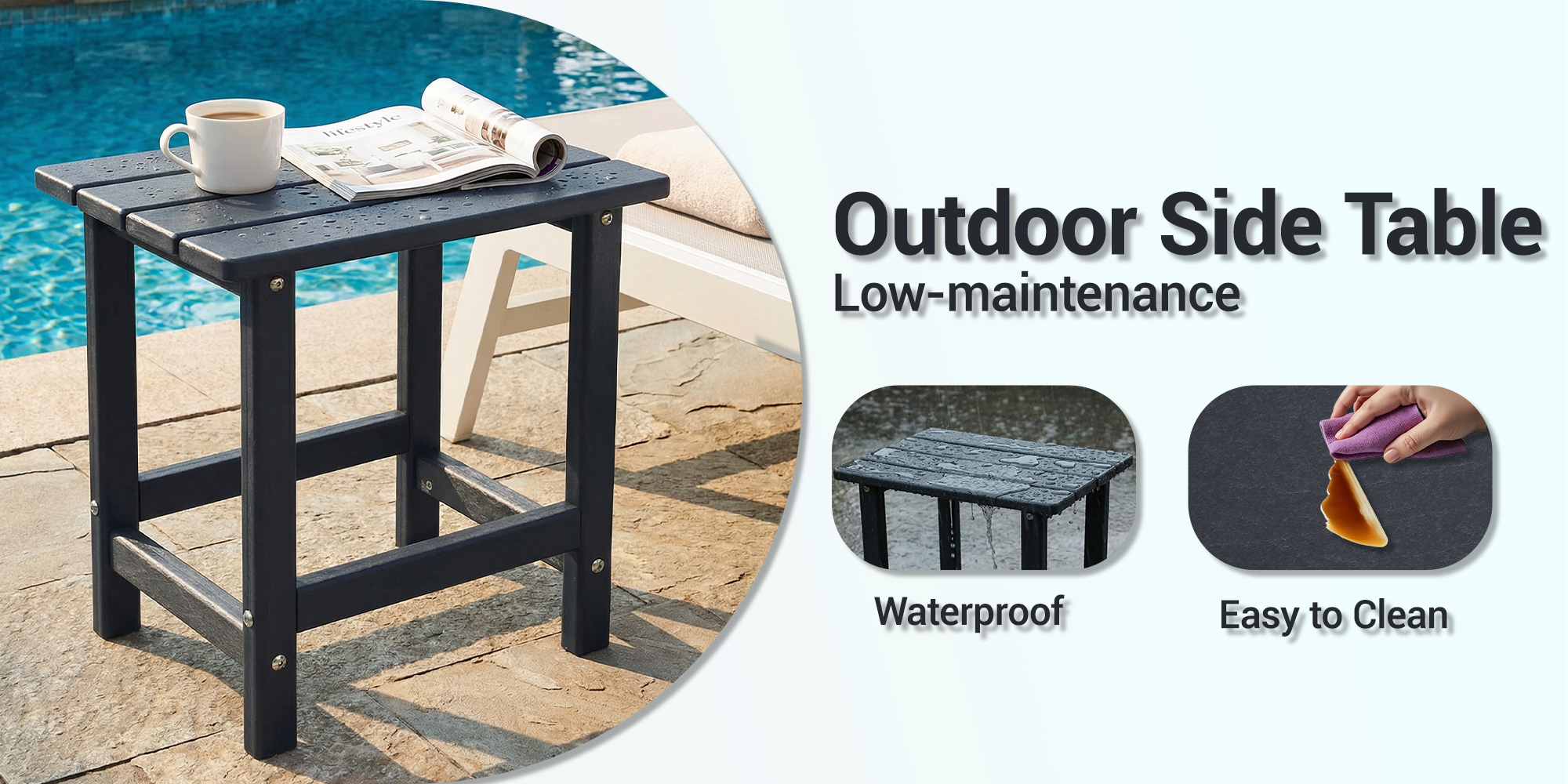 OUTDOOR SIDE TABLE
