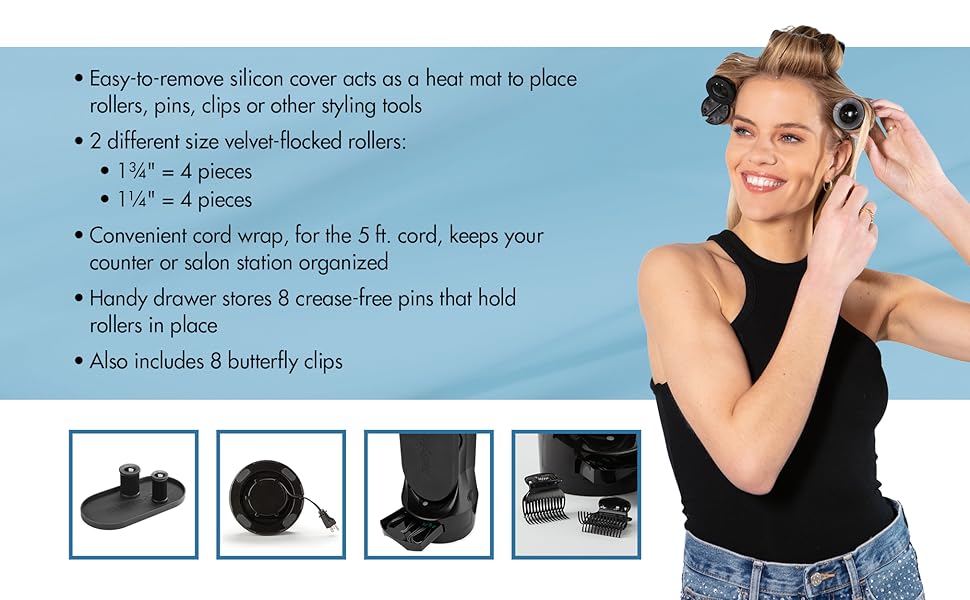 BaBylissPRO Compact Standing Hot Rollers