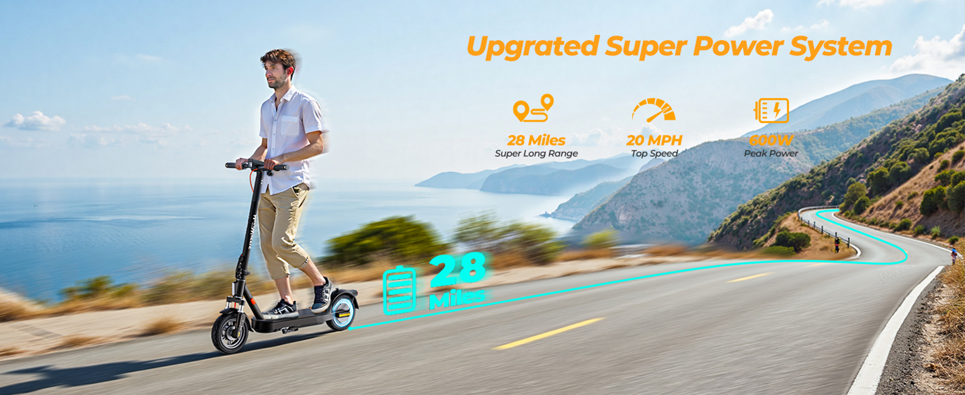 MEGAWHEELS E2 electric scooter