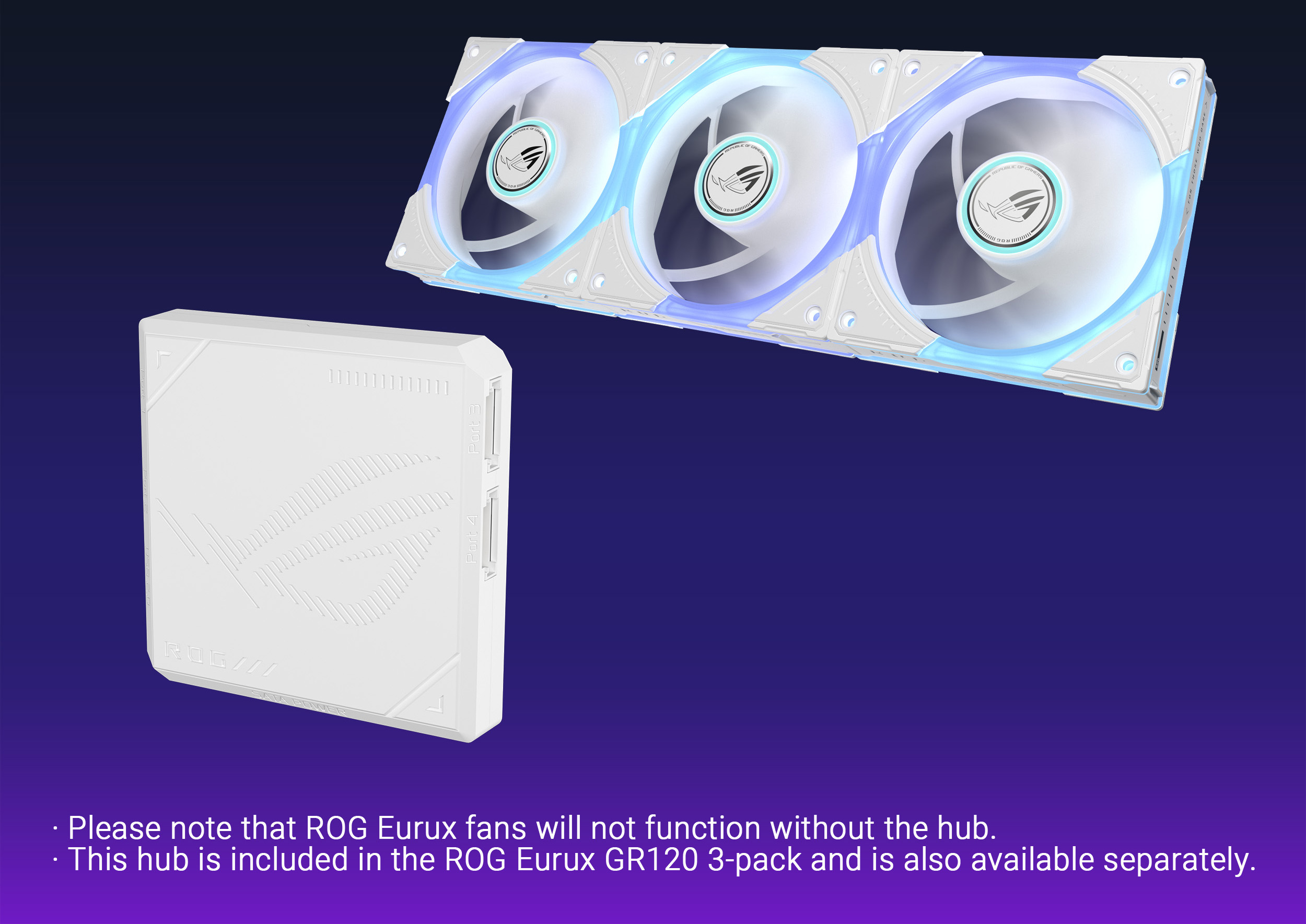 ASUS ROG Eurux GR120 ARGB Fan Triple Pack