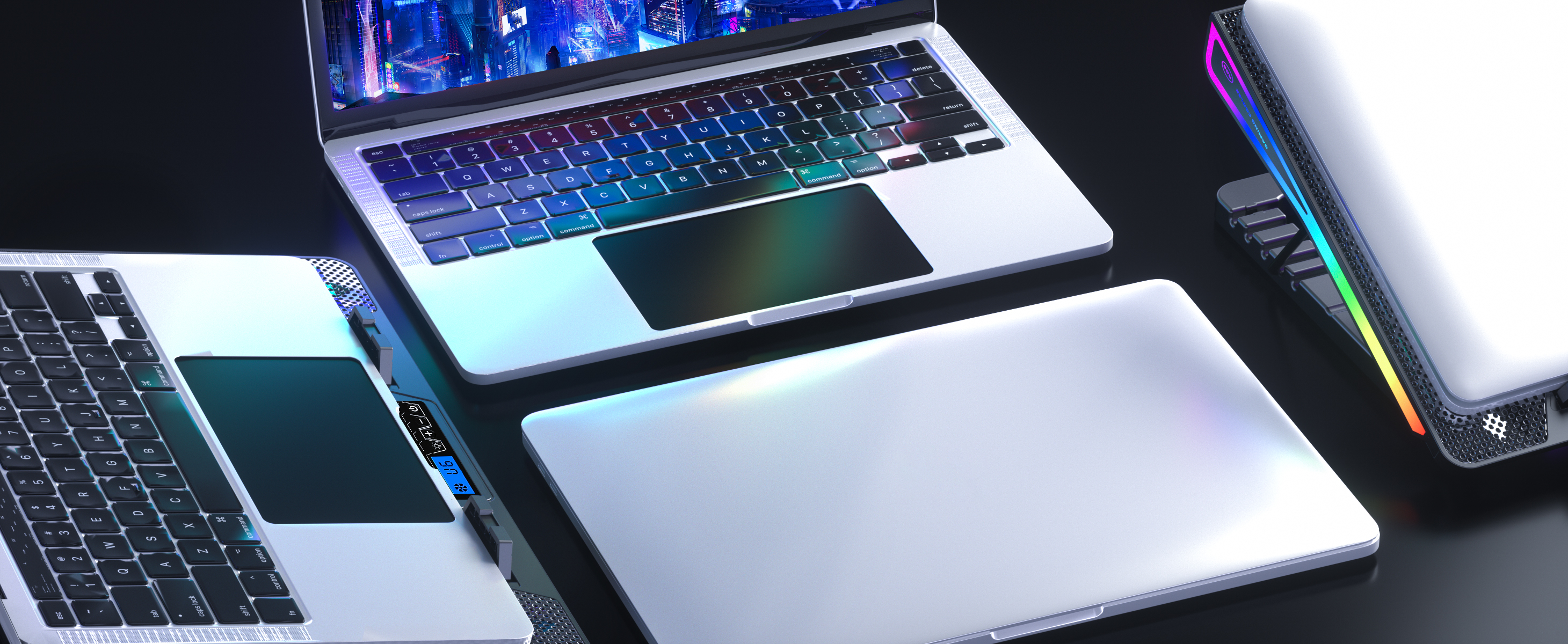 gaming laptop cooler 17 inch for Alienwar X15 X16 M15 Area-51m R2 13 14 15 17 18 laptops