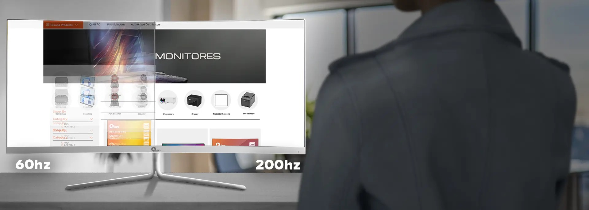 Visual Fluidity with 200Hz Refresh Rate