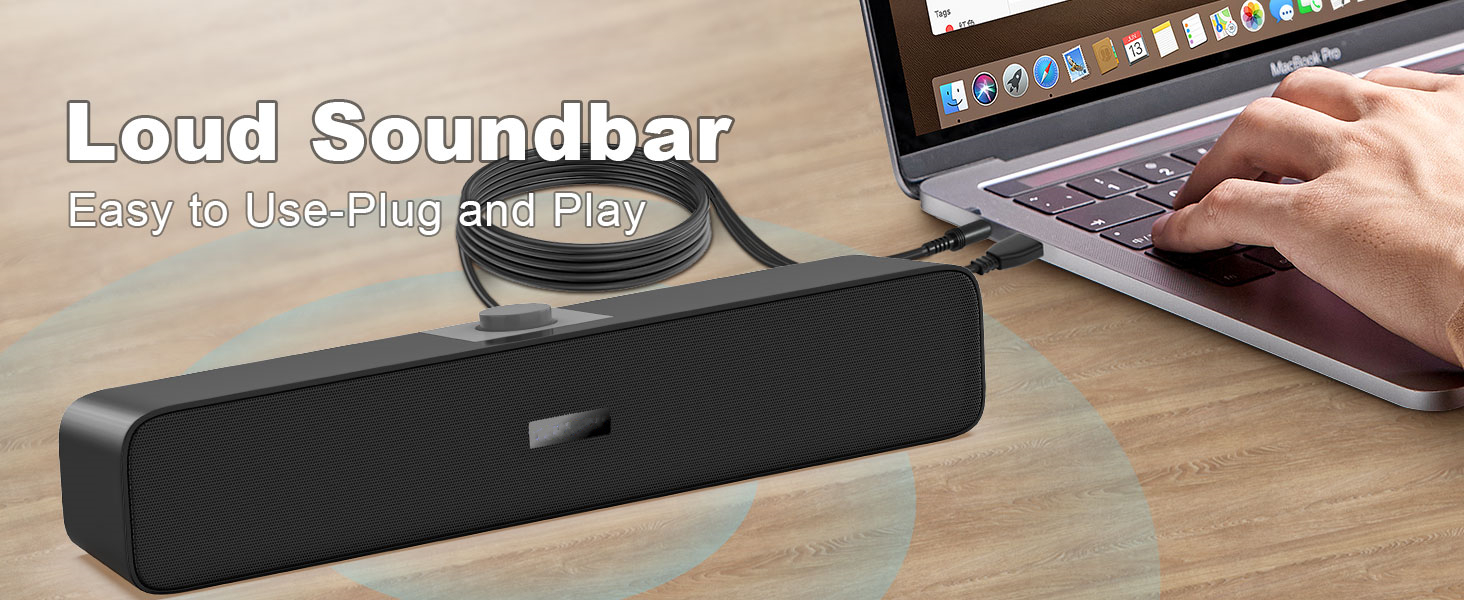 Size: 14.96 x 2.17 x 2.44 inches Delicate size can be conveniently placed next to your PC monitor wi