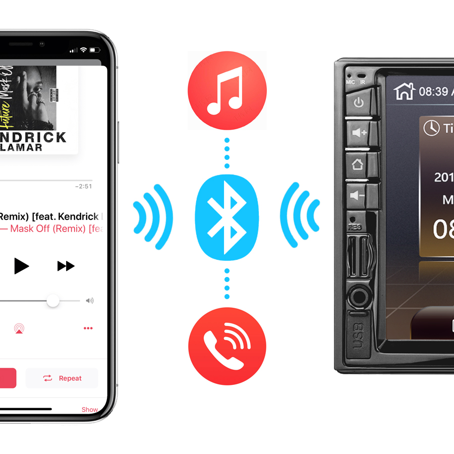 Double Din Car Stereo Car Radio - Corehan Apple Carplay Stereo