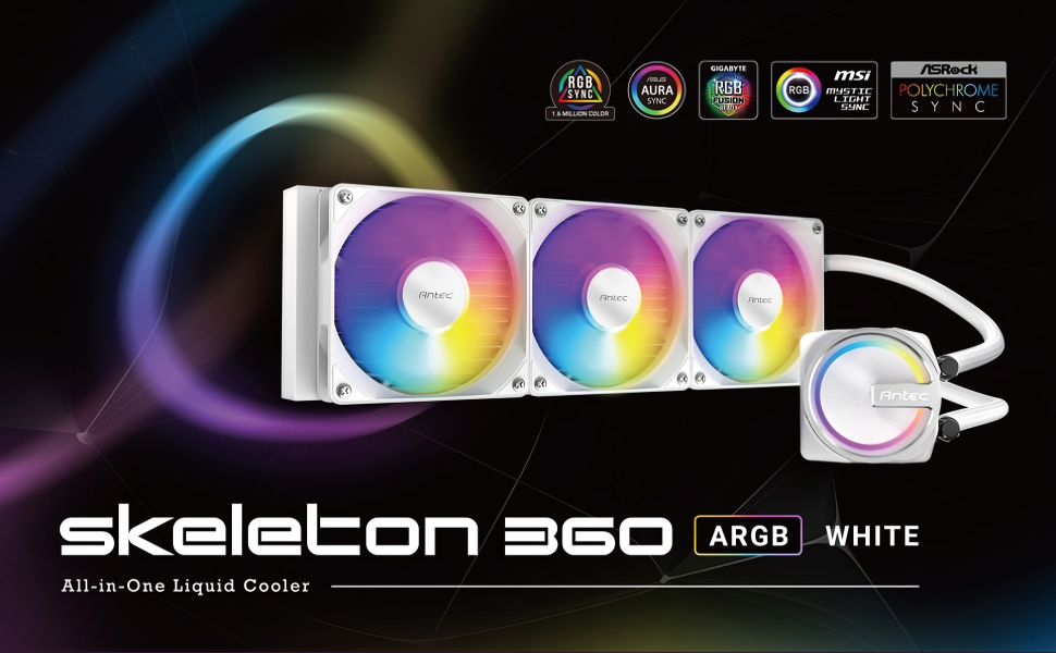 Antec Skeleton 360 ARGB White Liquid CPU Cooler