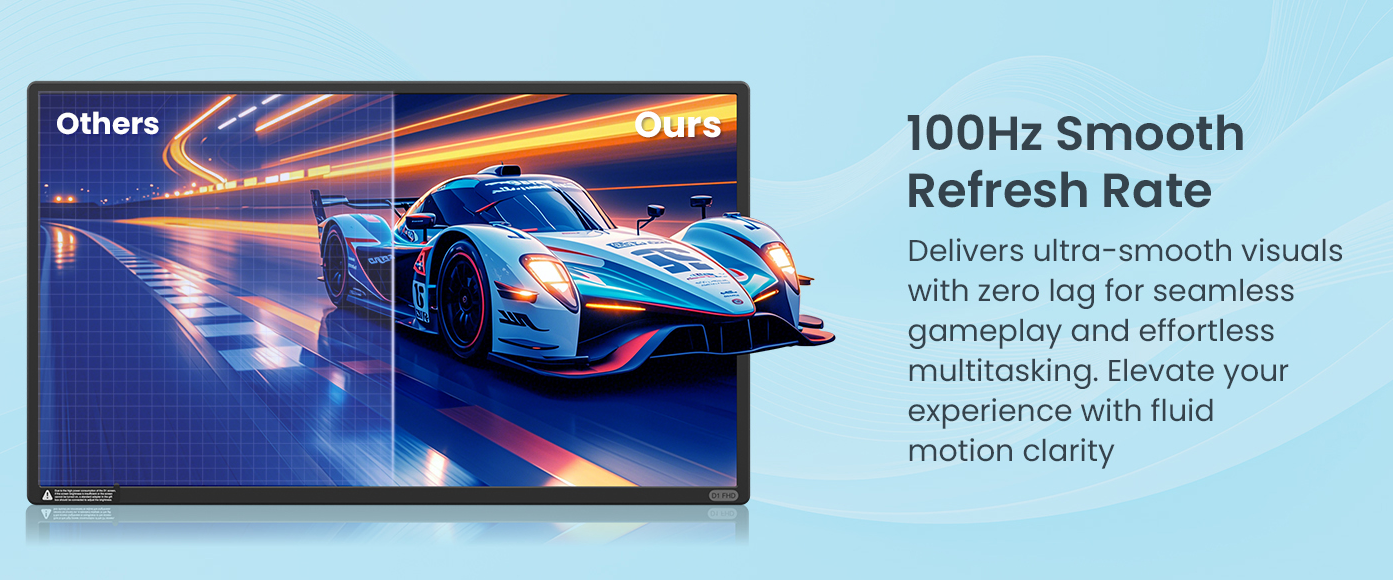 100Hz smooth Refresh Rate