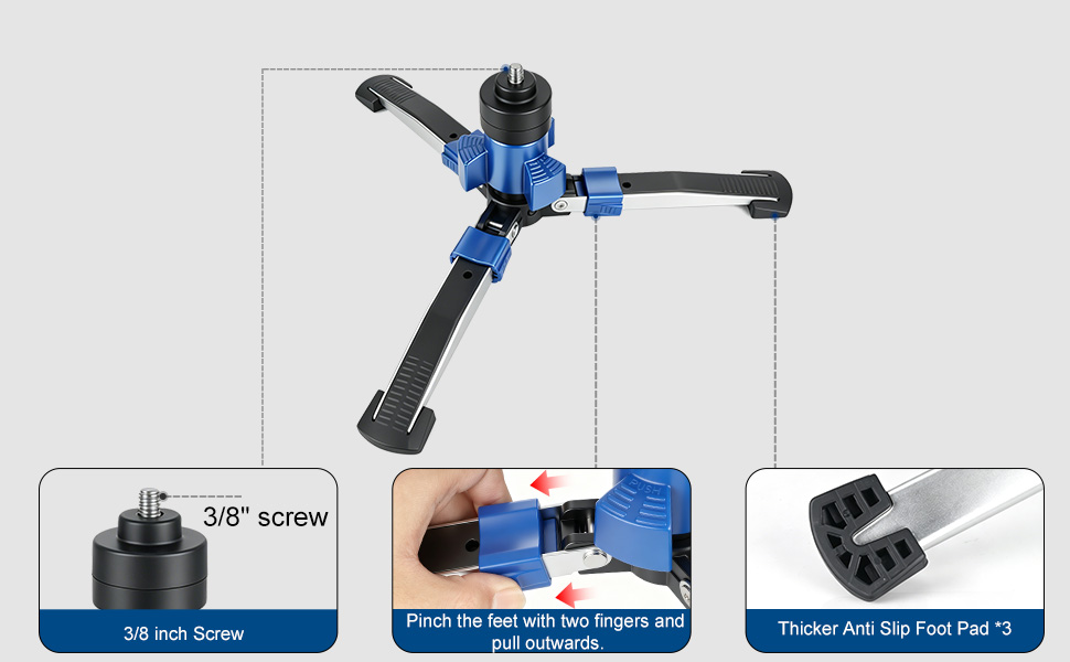 Monopod Base with Pedal
