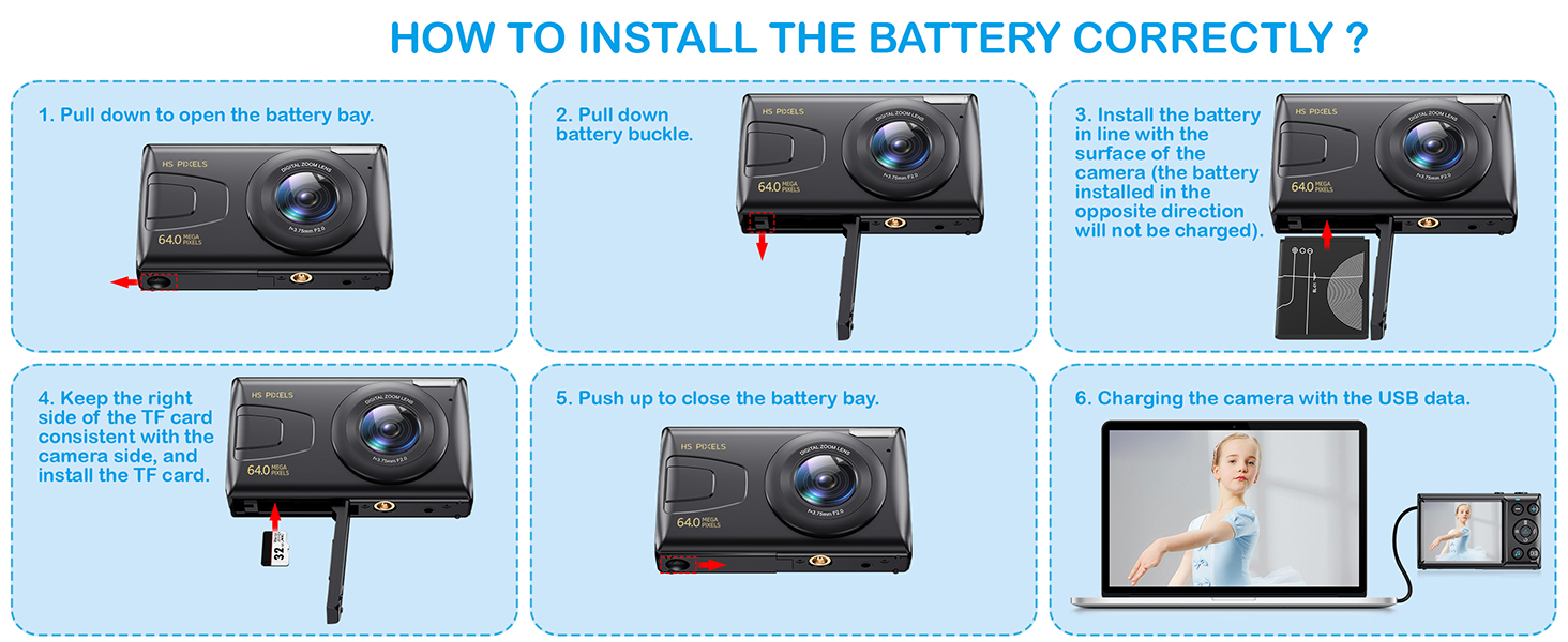how to install the battery