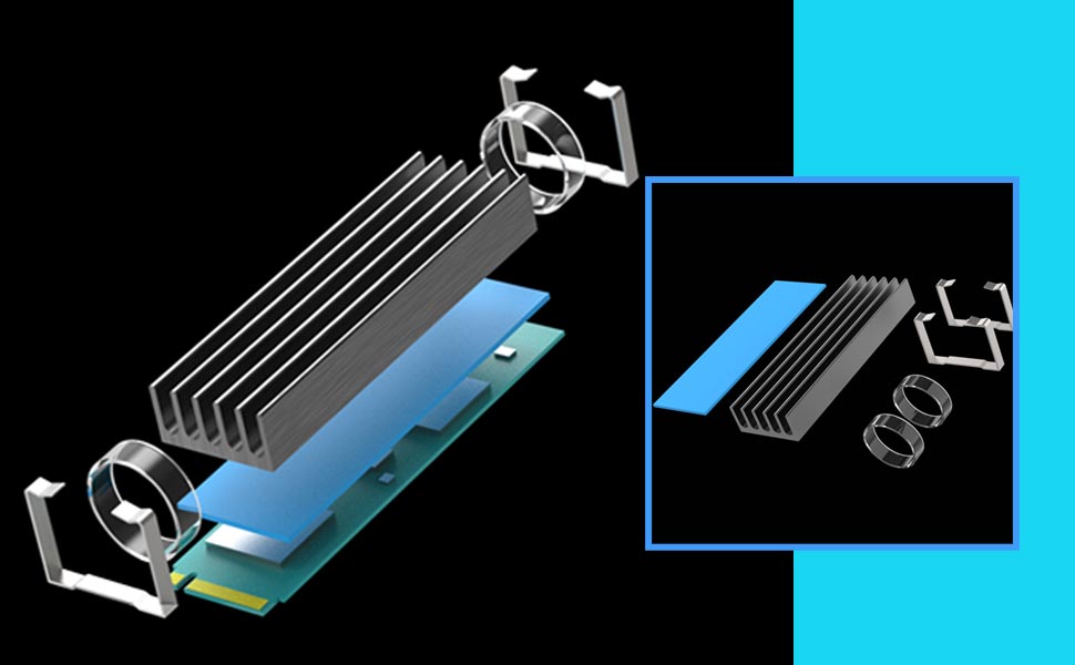 M.2 NVMe SSD Heatsink