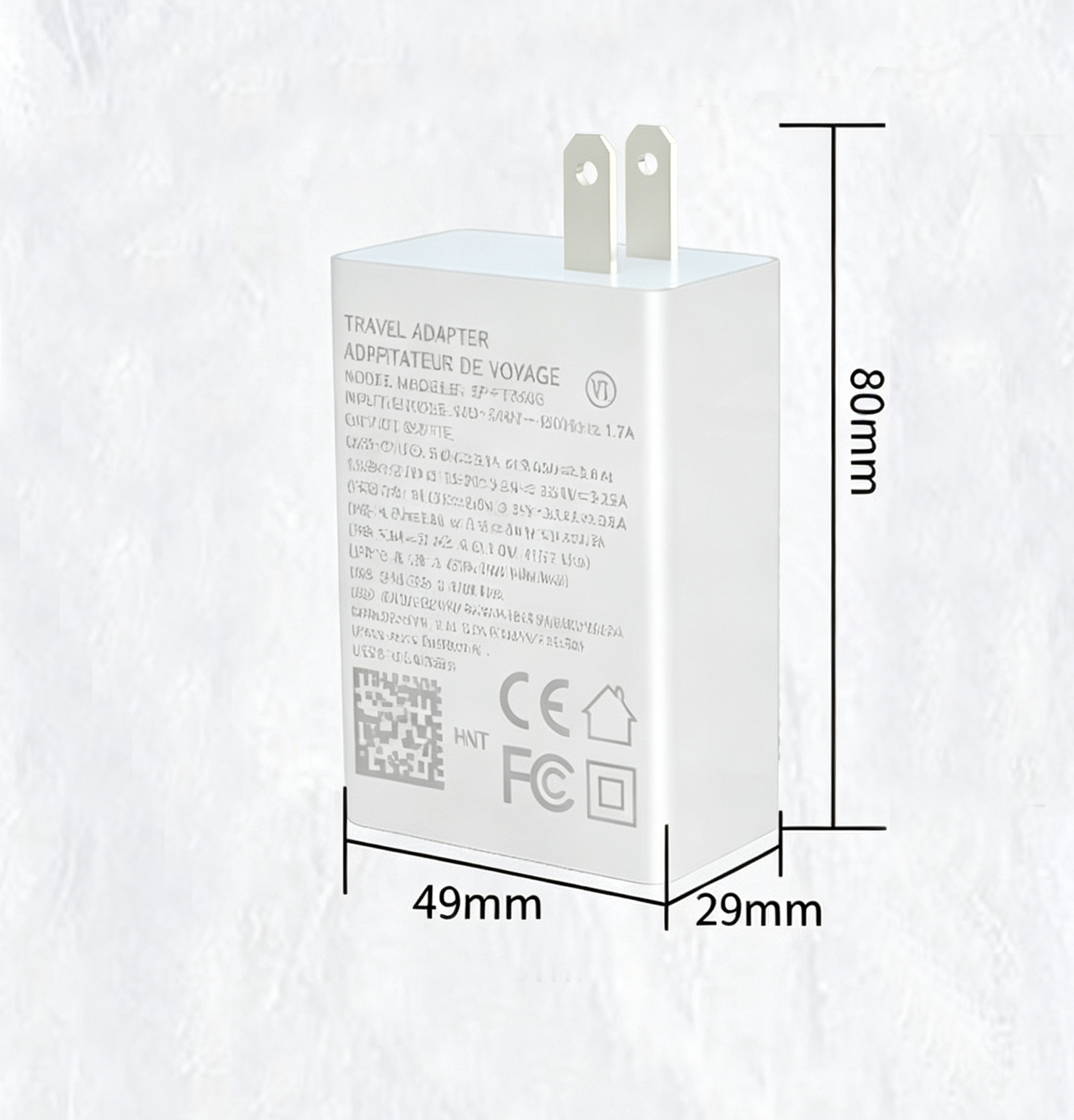 USB C Charger, 65W 3 Port Foldable USB C Wall Charger, PD 3.0 Fast GaN Charger Block Compatible for