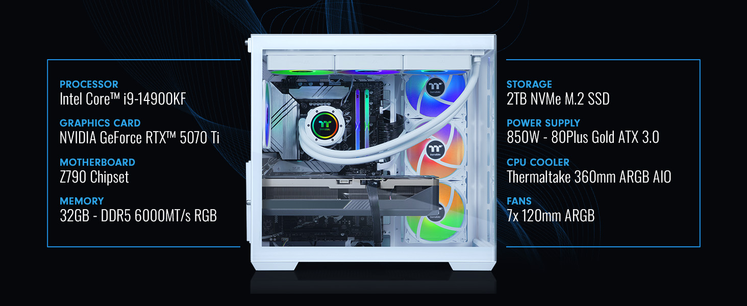 Thermaltake NE i1470TS-V380S Gaming Desktop PC