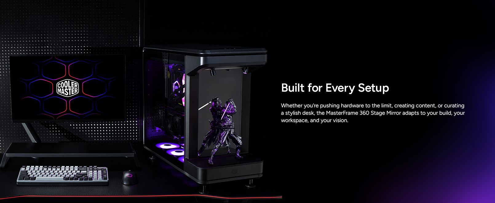 Cooler Master MasterFrame 360 Stage Mirror ATX Mid-Tower PC Case