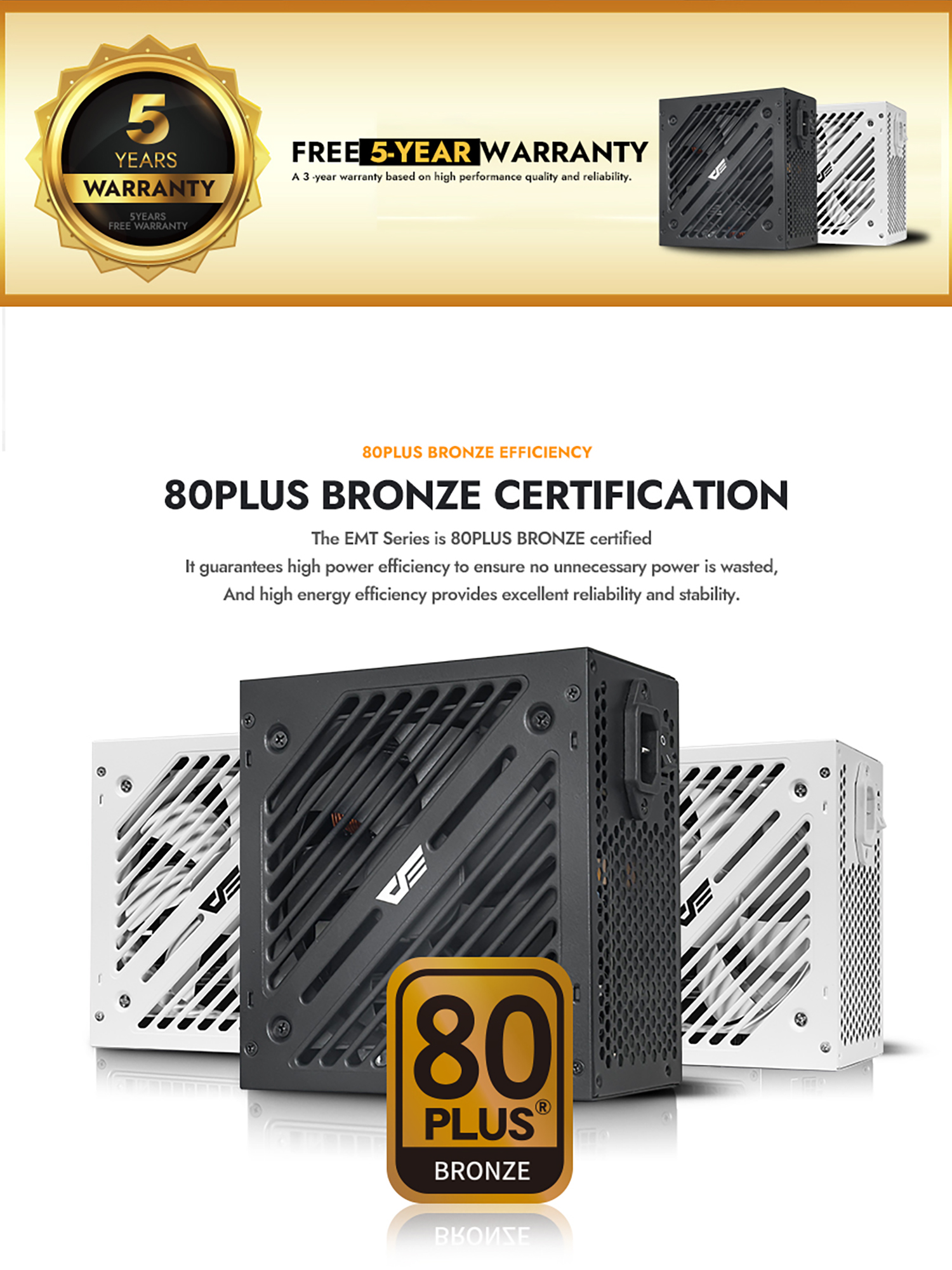 darkFlash PMT650 650W Power Supply PSU