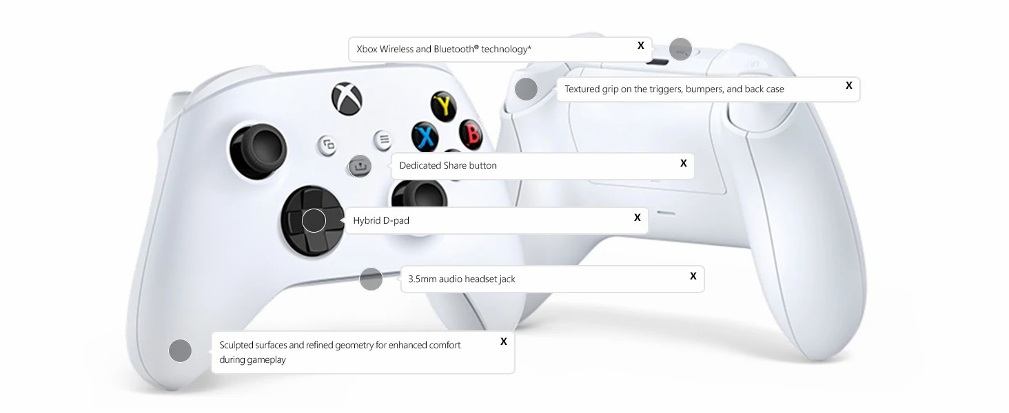 Xbox Controller Robot White-4