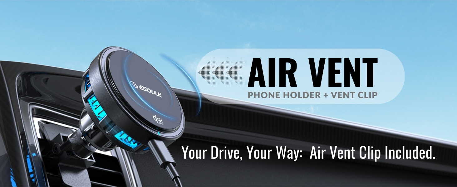 Air Vent Wireless Car Charger