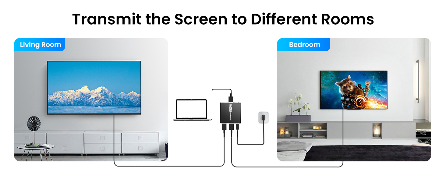 DisplayPort to Dual Display Port Splitter