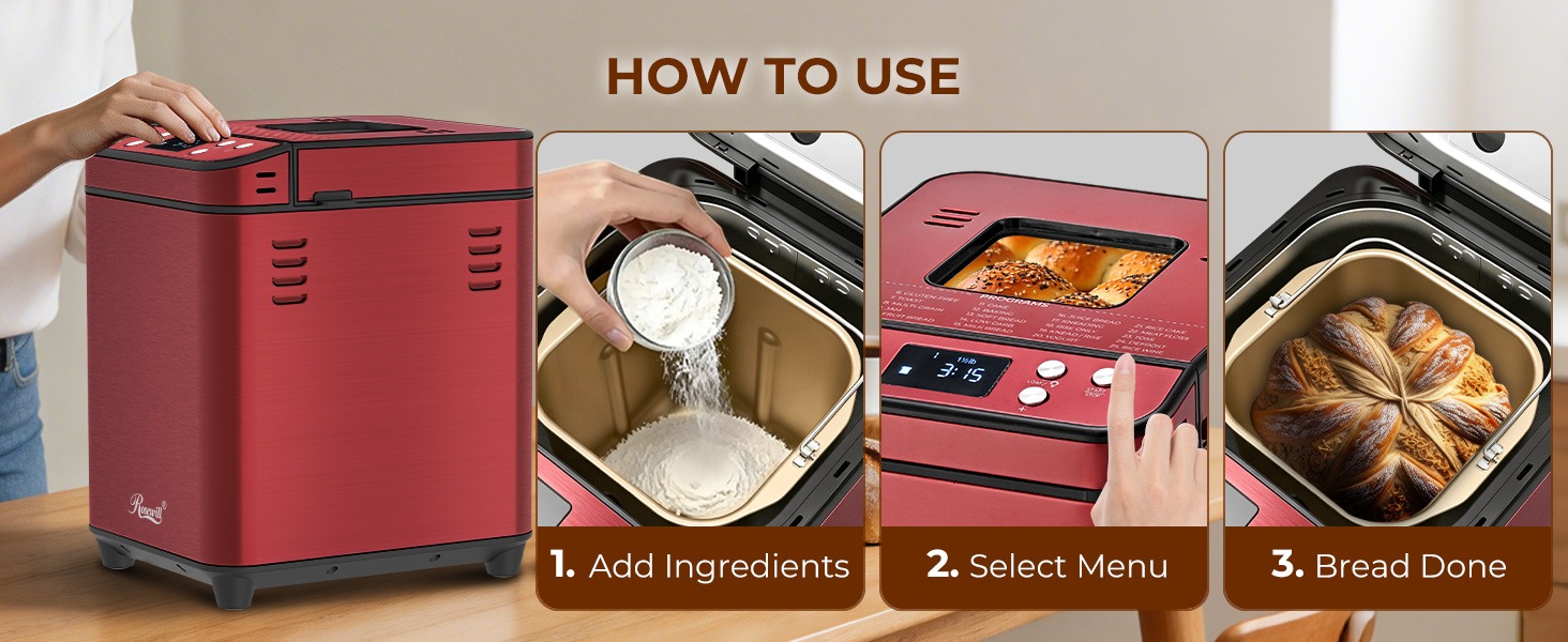 Rosewill RHBM-25001RD Bread Maker