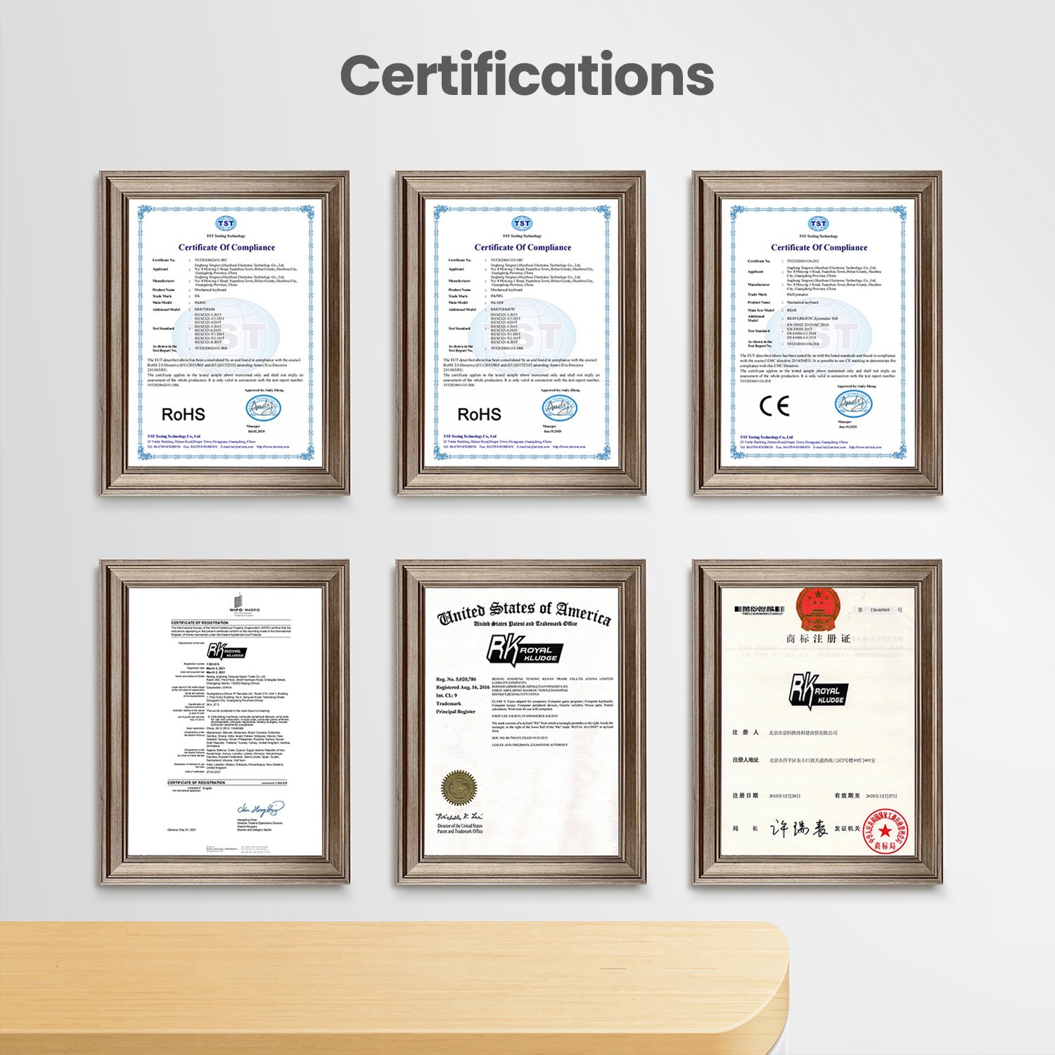 certifications