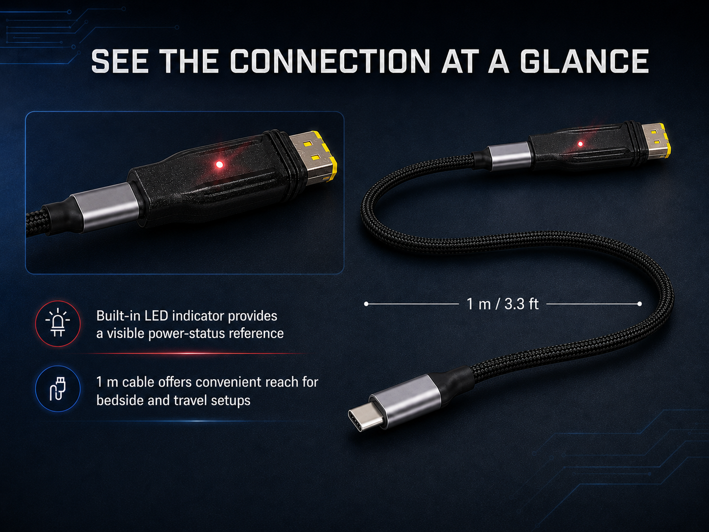 usb c power adapter for airmini