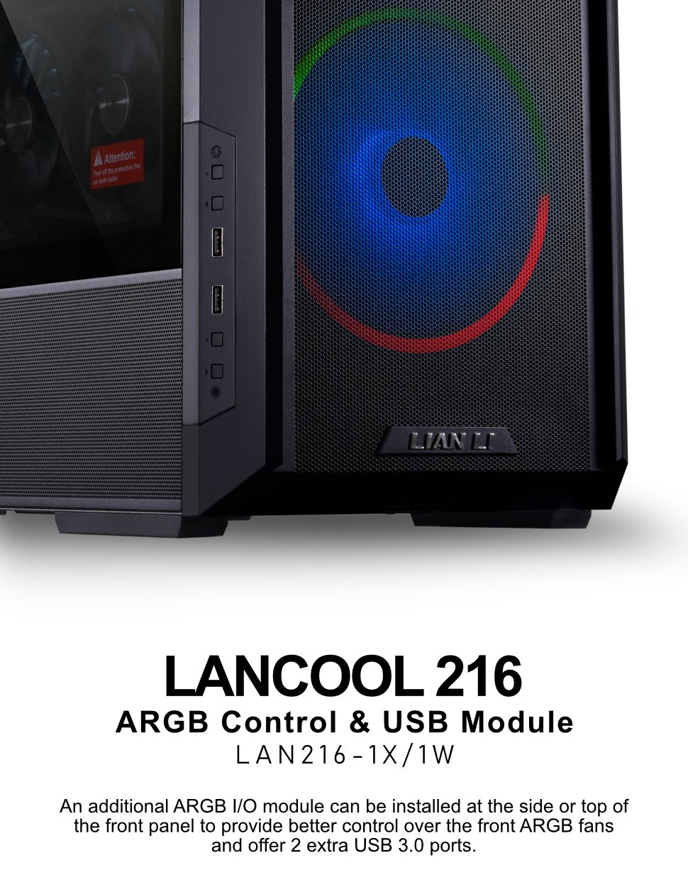 Lian Li LANCOOL 216 ARGB Controller and USB Module LAN216-1X B&H