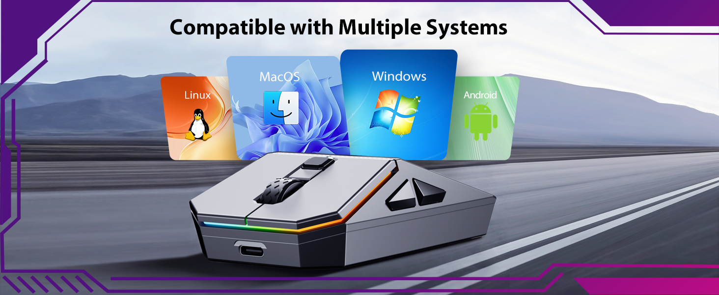 Multi-System Compatibility: Win / macOS / Linux / Android