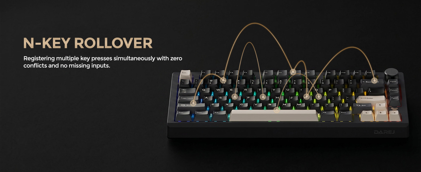 DAREU FLEX75 Wireless Mechanical Keyboard