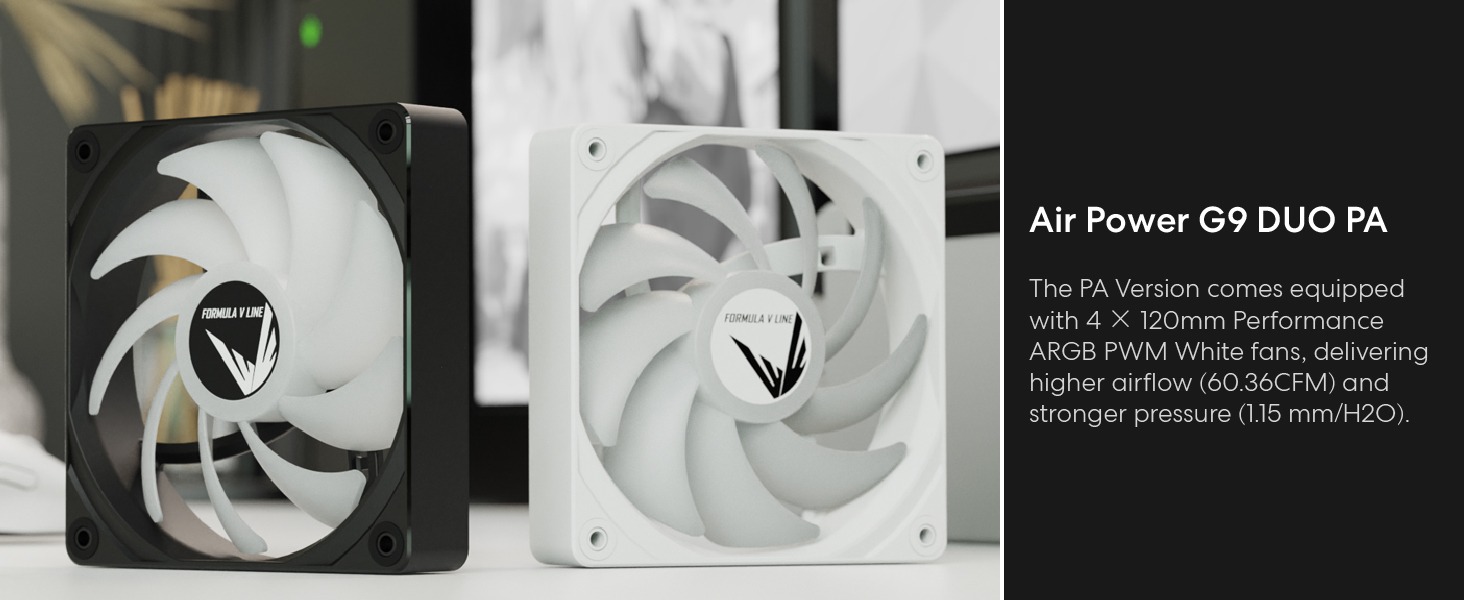 Formula V Line Air Power G9 Duo Mid-Tower PC Case