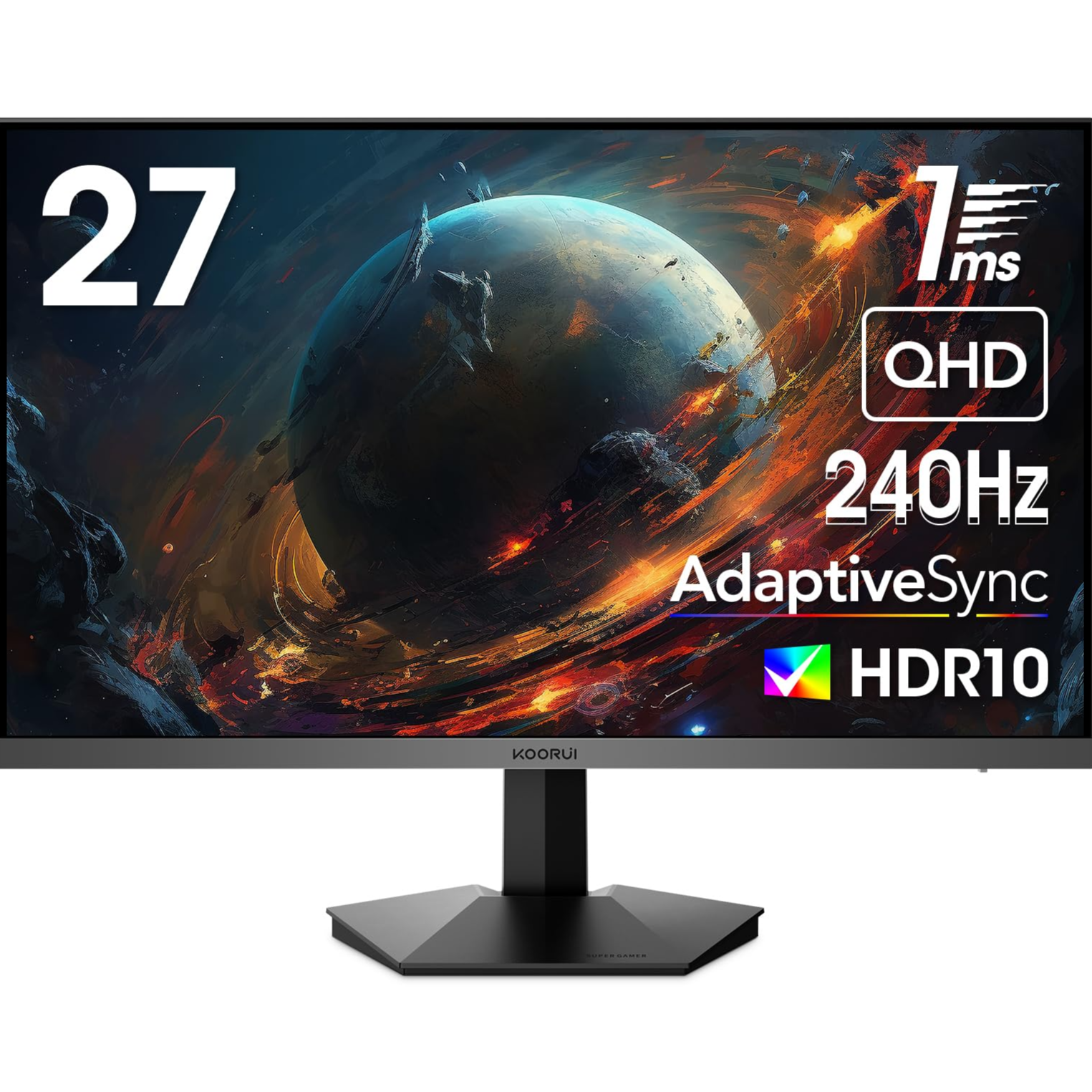 27" 240Hz  2560x1440