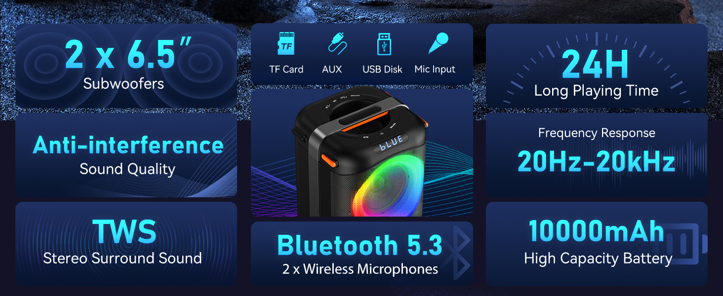 JYX T27-T Party Speaker
