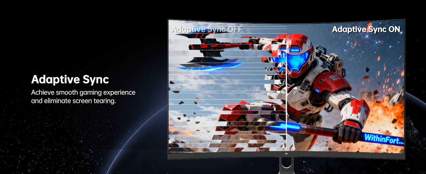 KTC 31.5" 2K QHD Curved Gaming Monitor