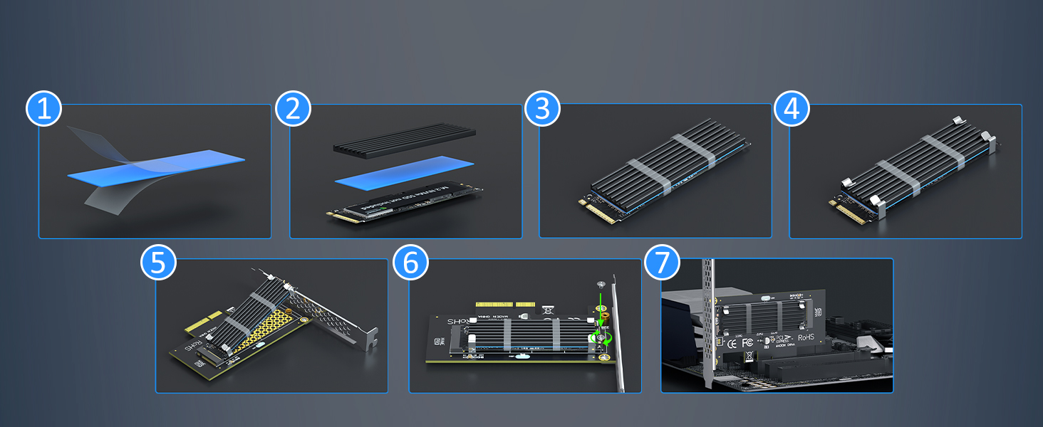 M.2 NVMe to PCIe 4.0 X4