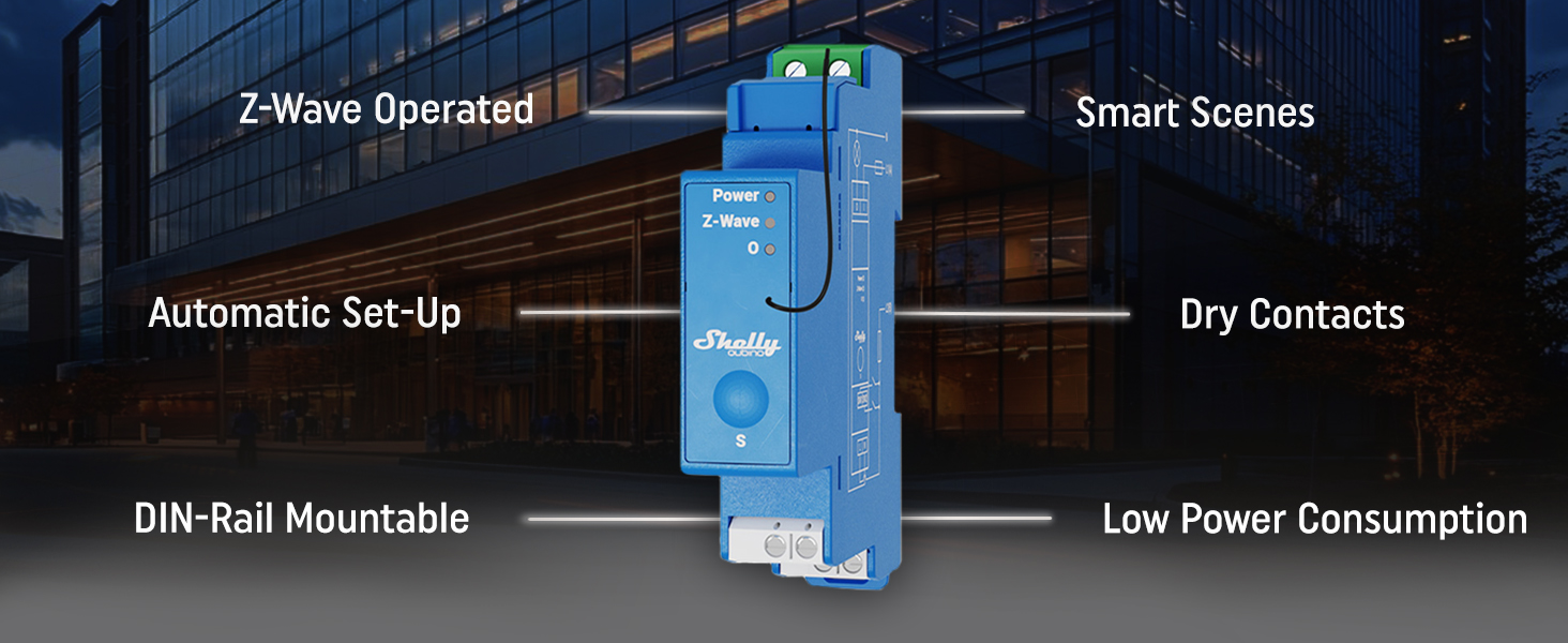Shelly Wave Pro 1 - Product Features