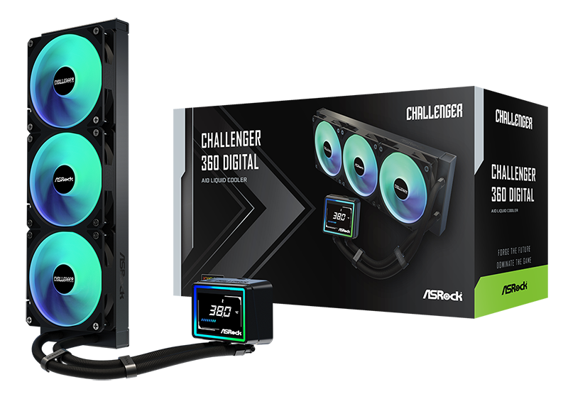 ASRock Challenger 360 Digital AIO Liquid Cooler