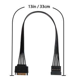 Cable Length: 10 inch Flexible PVC Jacket, 18 AWG Widely Used