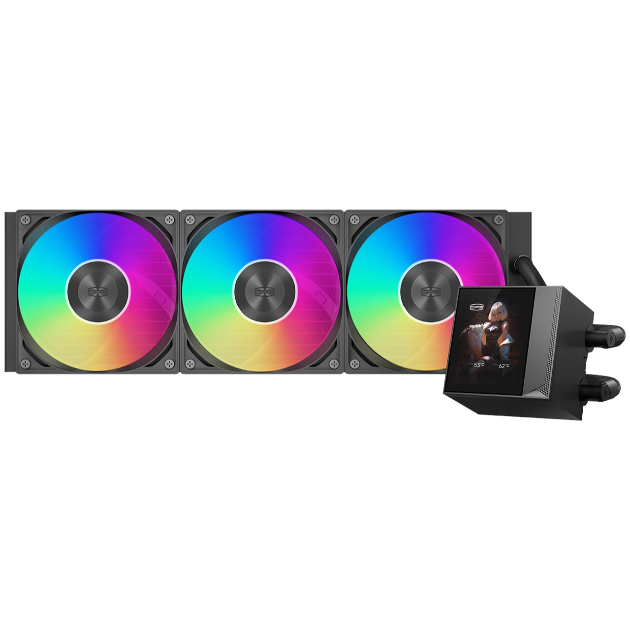 PCCOOLER CPS DC360 Pro ARGB Display AIO CPU Liquid Cooler