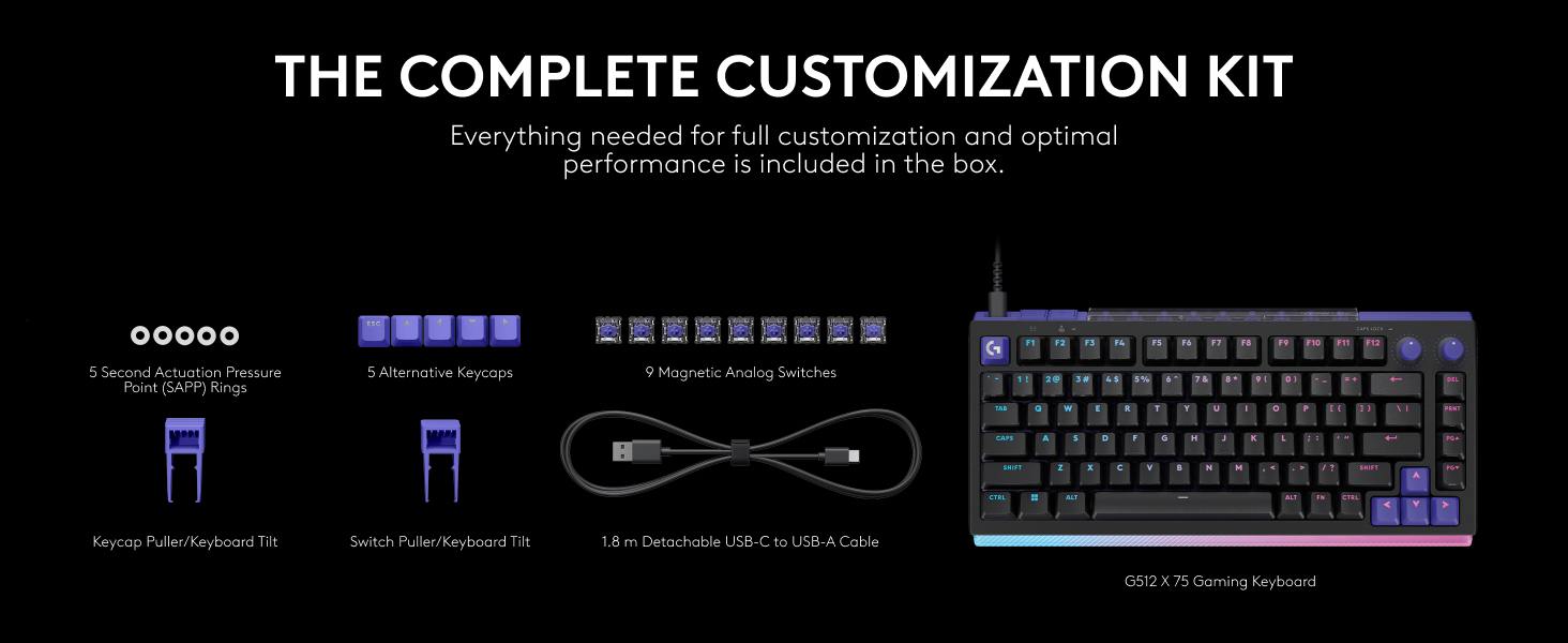 Logitech G512 X 75 DUAL SWAP Gaming Keyboard