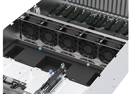 ASUS ESC8000-E11-3W10G 4U 8-GPU AI Deep Learning Server