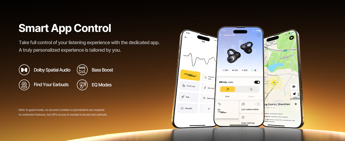 Baseus Inspire XC1 Open Ear Clip-On Earbuds