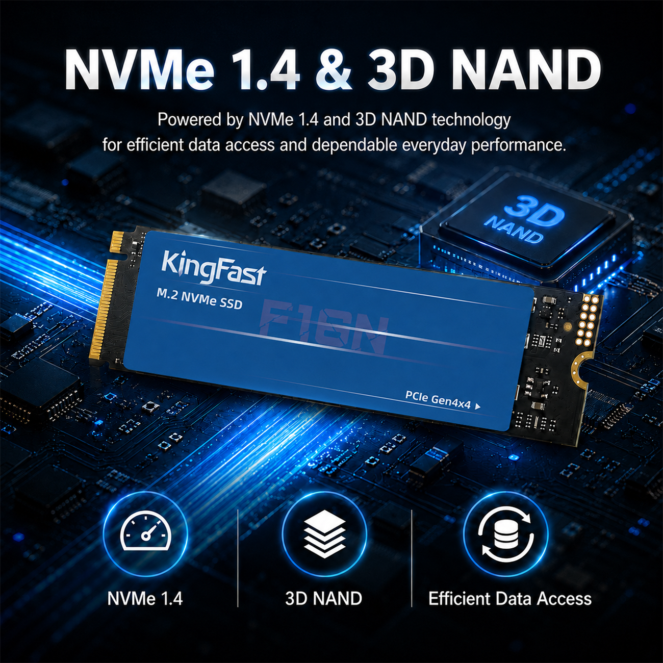 KingFast M.2 2280 PCIe 4.0 NVMe SSD